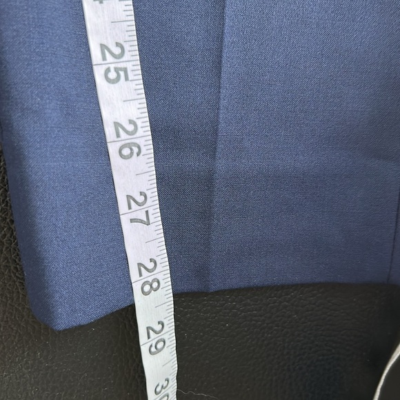 J Crew Bi Stretch Wool Navy Blue Pant Ankle Trouser Pockets Career Sz 4 NEW - Picture 14 of 14
